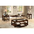 thumbnail image 4 of Lexicon Table Basse Relevable en Bois avec Roulettes en Cerisier Foncé, 4 of 10