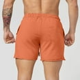 thumbnail image 4 of GHSOHS Mens Shorts Orange Casual Shorts Casual Large Size Male Summer Muscle Fitness Training Cargo Shorts Cool Losse Running Outdoor Quarter Pants,M, 4 of 6