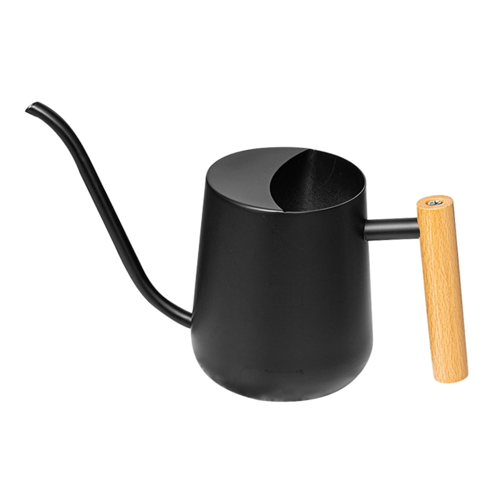 WHAMVOX Plant Watering Bulbs Garden Stainless Steel Kettle 17.00X13.00X9.50CM Black