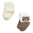 thumbnail image 4 of Hudson Baby Infant Boy Cotton Rich Newborn and Terry Socks, Woodland, 6-12 Months, 4 of 6
