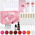 thumbnail image 1 of Kit para hacer brillos de labios JCOOS Diy Lip Gloss con aceite de jojoba y tubos, 1 of 9