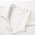 thumbnail image 5 of BLTIBY Mens Summer Outfits 2 Piece Set Casual Short Sleeve Button Down Shirts Loose Drawstring Shorts Mesh Vacation Loungwear Beige L, 5 of 9