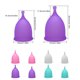 thumbnail image 2 of Copa menstrual reutilizable para copas menstruales femeninas Suministros suaves para mujeres (transparente, L), 2 of 5