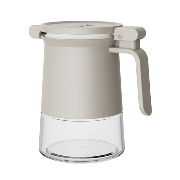 Nkmbld Large Capacity Spice Dispensers Sealed Glass Seasoning Bottle, Reusable Containers Jars for Spices Salt Herbs Powders, Beige