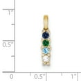thumbnail image 3 of 14K Family Jewelry Diamond Semi-Set Pendant in 14k Yellow Gold, 3 of 3