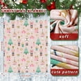 thumbnail image 3 of Pink Nutcracker Christmas Throw Blanket Cute Soft Warm Lightweight Christmas Blanket for Sofa Bed Gift Decor, 3 of 7