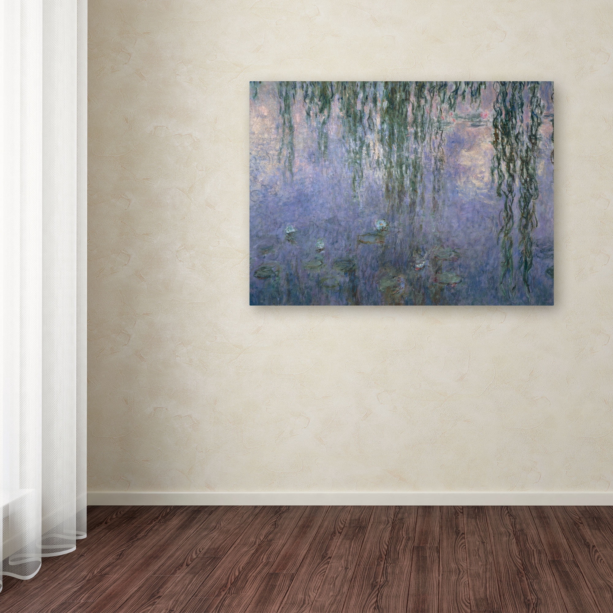 Claude Monet 'Water Lilies III 1840-1926' Canvas Art