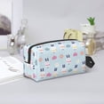 thumbnail image 6 of Uemuo Rabbit In The Rain Pattern Portable Toiletry Bags with Handle, Waterproof travel Make up Bags for Women, Large Capacity Travel Cosmetic Bags, 6 of 9