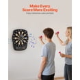 thumbnail image 6 of Electronic Dartboard Set with 43 Games&6 Darts,13.5" LCD Soft Tip Dart Board for 8 Players-Perfect for Game Rooms&Family Parties, 6 of 12