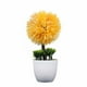 thumbnail image 1 of Planta artificial en maceta, simulación de bolas, vegetación, decoración, oficina en casa, centro de mesa, planta falsa, amarillo Methold HA7629-06B, 1 of 6