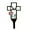 Dad, variant on 1PC Metal Cross Garden Stake Cemetery Memorial Cross Stake for Dad/Mom/Uncle, Cross Pile, Cemetery Decorations