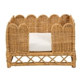 Picture of bali & pari Palm Bohemian Light Honey Rattan Pet Bed - Walmart.com