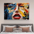 thumbnail image 4 of Abstract Art Modern Decorative Painting Face Framed Canvas Poster Bedroom Decor Sports Landscape Office Room Decor Gift,Frame-style,08x12inch(20x30cm), 4 of 8