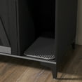 thumbnail image 2 of Towallmark Cat Litter Box Enclosure with Shelves, Litter Box Enclosure, Hidden Litter Box Furniture, Sturdy Cat Washroom Storage, Indoor Cat House Furniture,Black, 2 of 7