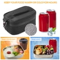 thumbnail image 3 of Lunchbox Insulated Bag Small Lunch Bag Thermal Lunch Box Portable Food Container Cooler Bag for, 3 of 8