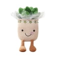 thumbnail image 5 of Muñeca de peluche, simulación de planta, decoración interior en maceta, 25 cm, 5 of 5
