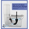 thumbnail image 3 of World's Best Plunger - Unclogger Tools for Unblocking Toilet - Heavy Duty Plungers for Bathroom - Unique Unblocker Design - Remover Tool to Unblock Toilet Blockage - Black, 3 of 7