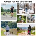thumbnail image 3 of Correa de perro manos libres para correr, caminar, entrenar, senderismo, doble asa yeacher  estándar, 3 of 7