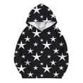 thumbnail image 4 of FAOWME Sweat à Capuche Imprimé à Manches Longues pour Filles Chandail Noir 4-5 Ans, 4 of 4