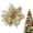 Gold, variant on Glitter Christmas Flowers Poinsettia Artificial Flower Christmas Wreath Christmas Tree Ornaments Artificial Flower Decorating Wreath Garland, Great for Wedding Holiday and Home Decor