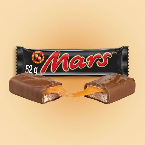 MARS, Peanut Free Chocolate Candy Bar, Full Size Bar, 52g, 1 bar, 52g -  Walmart.ca