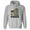Gray, variant on Not a Hugger Hoodie Sweatshirt Unisex Large White