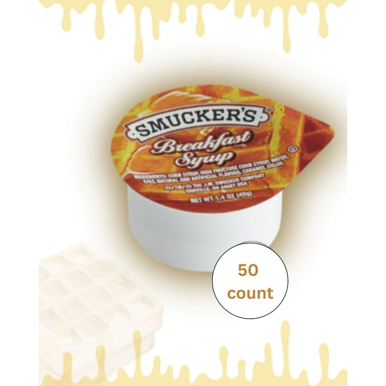 Smucker's Breakfast Syrup, 50 Single-Serve Packets, 1.4 oz Each
