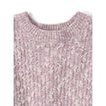 thumbnail image 3 of The Children's Place Girls Long Sleeve Marled Shaker Stitch Cable Knit Sweater, Sizes XS-XXL, 3 of 4