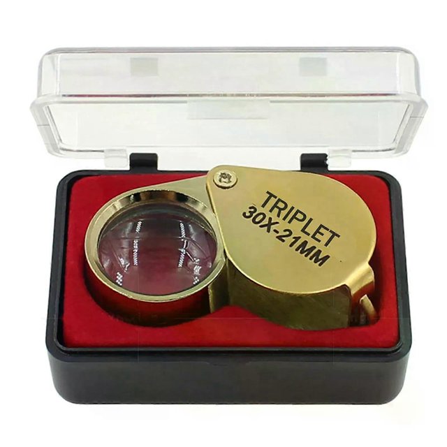 Pocket Jewelry Loupe Jewelers Diamond Eye Magnifying Glass Magnifier Metal Tools For Coins Gems Stamps Watches