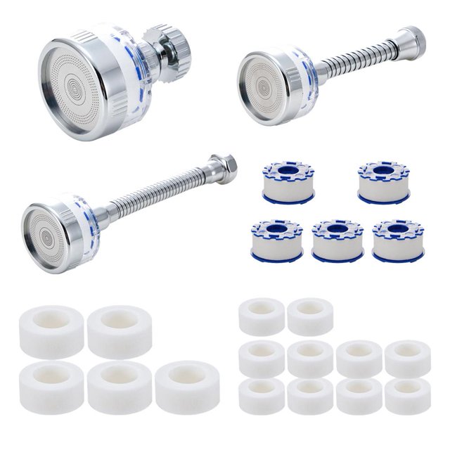 Conector de grifo de baño Grifos universales Boquilla burbujeadora para baño Cocina(A)