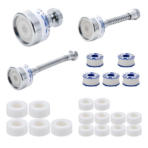 Conector de grifo de baño, grifos universales, boquilla burbujeadora para baño, cocina (E)