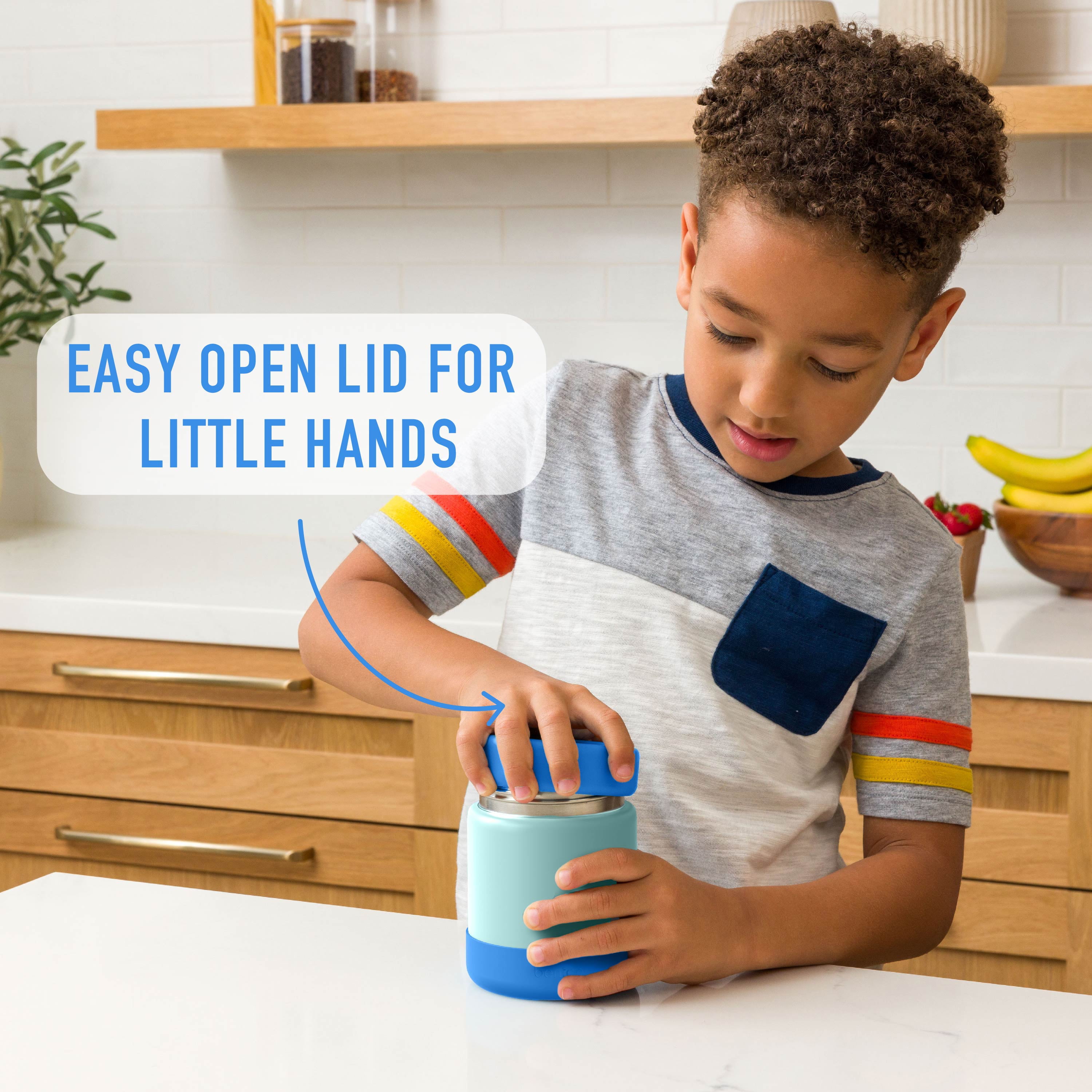 Bentgo Kids Stainless Steel Insulated Food Jar - Blue