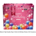 thumbnail image 2 of shiyou-13" Large Birthday Gift Bags 2 Pack with Matching Tissue Paper, Card, Name Tag Beautiful Happy Birthday Gift Bags with Handles, Happy Birthday Present Gift Bags for Boys/Girls and All, 2 of 4
