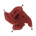 thumbnail image 3 of Womens Solid Chiffon Square Scarf Lightweight Head Neck Wrap Bandana, 3 of 5
