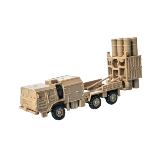 lionlar 1/144 Armored Truck Model Armored Vehicles Building Kit for Table Scene Kids yellow