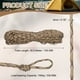 thumbnail image 2 of Uxcell Cuerda de Paracord de 1/8", 100 pies, Cuerda de Camping de 7 hebras, Cuerdas de polipropileno trenzadas, Cuerdas utilitarias ligeras para uso marino, interior y exterior., 2 of 6