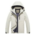 thumbnail image 2 of CEHVOM Men's Thin Jacket Casual Sports Windbreaker Hooded Color Coat, 2 of 6