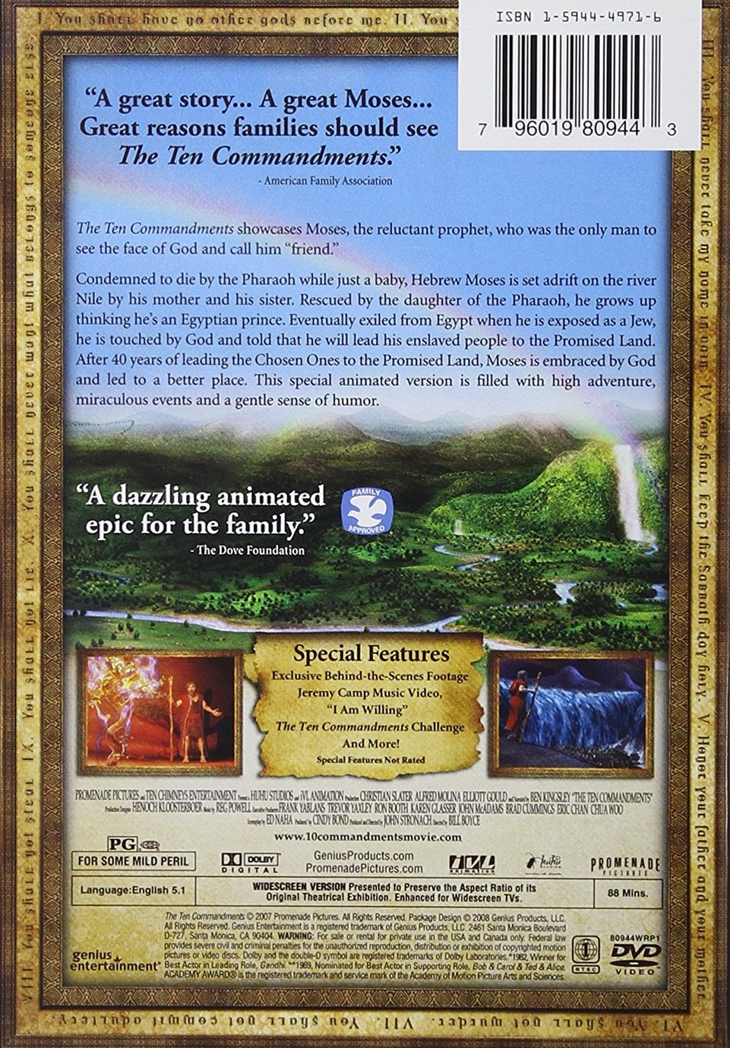 (未使用･未開封品)Ten Commandments Pt 1 &amp; 2 [DVD] Amazon.com: The Ten Commandments : Various, Various: Movies & TV