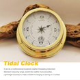 thumbnail image 2 of Tidal Clock Wall Mounted Tester Copper Shell Marine for Weather Station Wall Hanging Boat Using Tidal Clock 115mm, 2 of 5