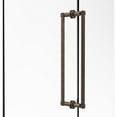 Contemporary 18 Inch Back to Back Shower Door Pull