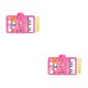 thumbnail image 2 of Bewildely Seguro y fácil de almacenar Pliegue y enrolle para un almacenamiento conveniente Volumen Ajustable Multifuncional Edutainment Pink Rosa 2Conjunto, 2 of 6