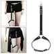 thumbnail image 5 of Punk cinturón pierna arnés cuero cuerpo accesorios liguero joyería para mujeres y niñas Negro jinwen Liguero de pierna de mujer, 5 of 8