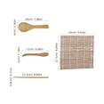 thumbnail image 2 of Hytrove 9Pcs Sushi Utensils and Bamboo Paddle for Beginners in Sushi Making, 2 of 8