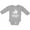AC-Heather Grey, variant on Team Roper in Training Cowboy Boys Long Sleeve Baby Bodysuit
