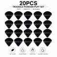 thumbnail image 6 of 20PCS Black Triangle Powder Puff Set, Soft Velour Makeup Powder Puffs with Finger Strap, Reusable Face Powder Puff for Loose Powder, Foundation, Setting Powder and Makeup Blending, 6 of 6