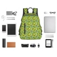 thumbnail image 6 of Daiia Watercolor Kiwi Fruits Summer School Backpack for Men and Women Lightweight Backpack Durable Backpack Water-Resistant,Travel,Work Bag, 6 of 9