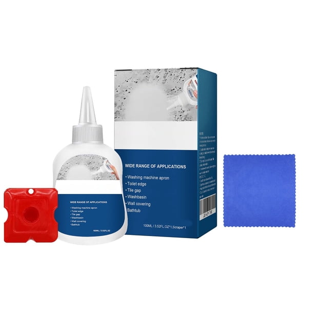 Gel removedor de moho, limpiador de artículos de limpieza, gel removedor, limpiador para el hogar, limpiador para azulejos, sellador de juntas, limpieza de baños, 100 ml, artículos esenciales para dor