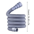 thumbnail image 3 of Collapsible Rv Sewer Hose, 16.4 Foot Durable Flexible Rv Drain Hose for Waste Water, Rv Camping Plumbing Sewer Hose with Adjustable Adapter Clamp, Single Pack, 3 of 7