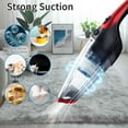 thumbnail image 2 of Handheld Vacuum Cleaner Cordless，Portable Car Vacuum Light Weight Mini Vacuum with USB Charging Cable, Strong Suction Wet & Dry Vacuum Cleaner for Home,Car Cleaning（Red）, 2 of 7