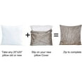 thumbnail image 2 of Home Soft Things Jacquard Throw Pillow Cover and Valance Set - Branch - Khaki - 56" x 19"/20" x 20", 2 of 3